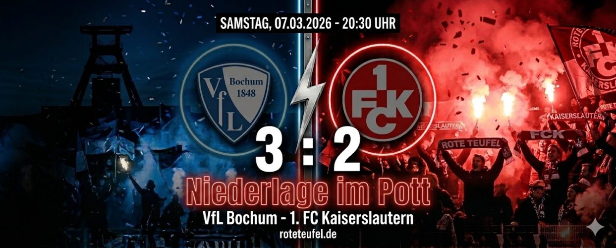 Die 5min drüber:  Niederlage beim VFL Bochum