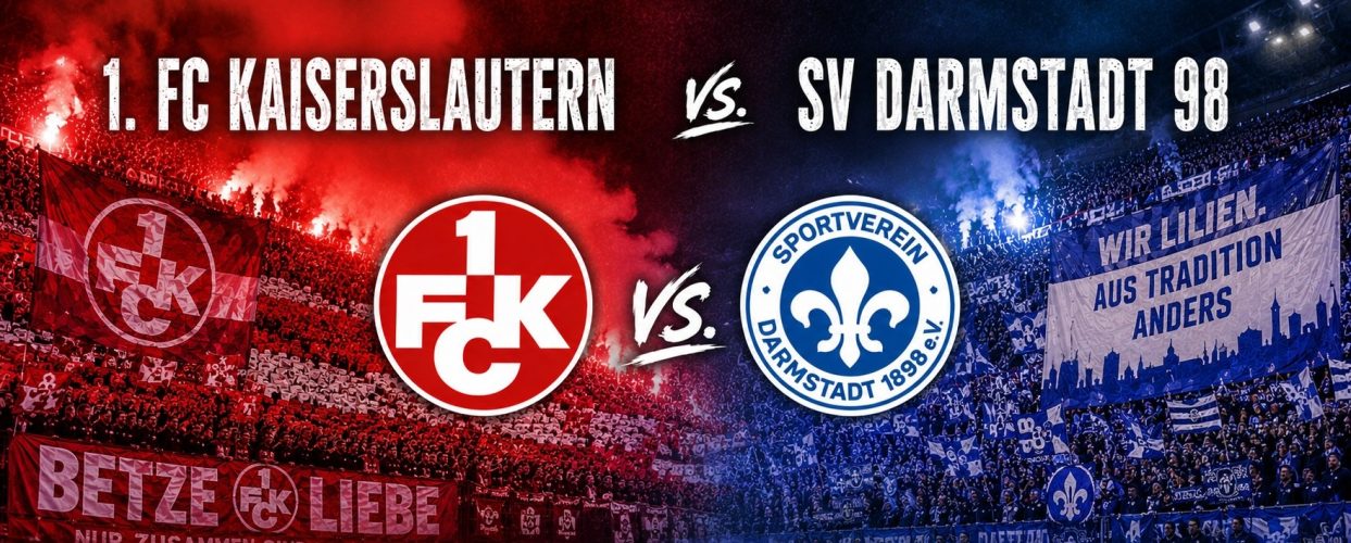 Vorbericht — 2 . Bundesliga: 4. Spieltag 1. FC Kaiserslautern vs SV Darmstadt 98 Sa, 5. September 2026 – 13:00 Uhr